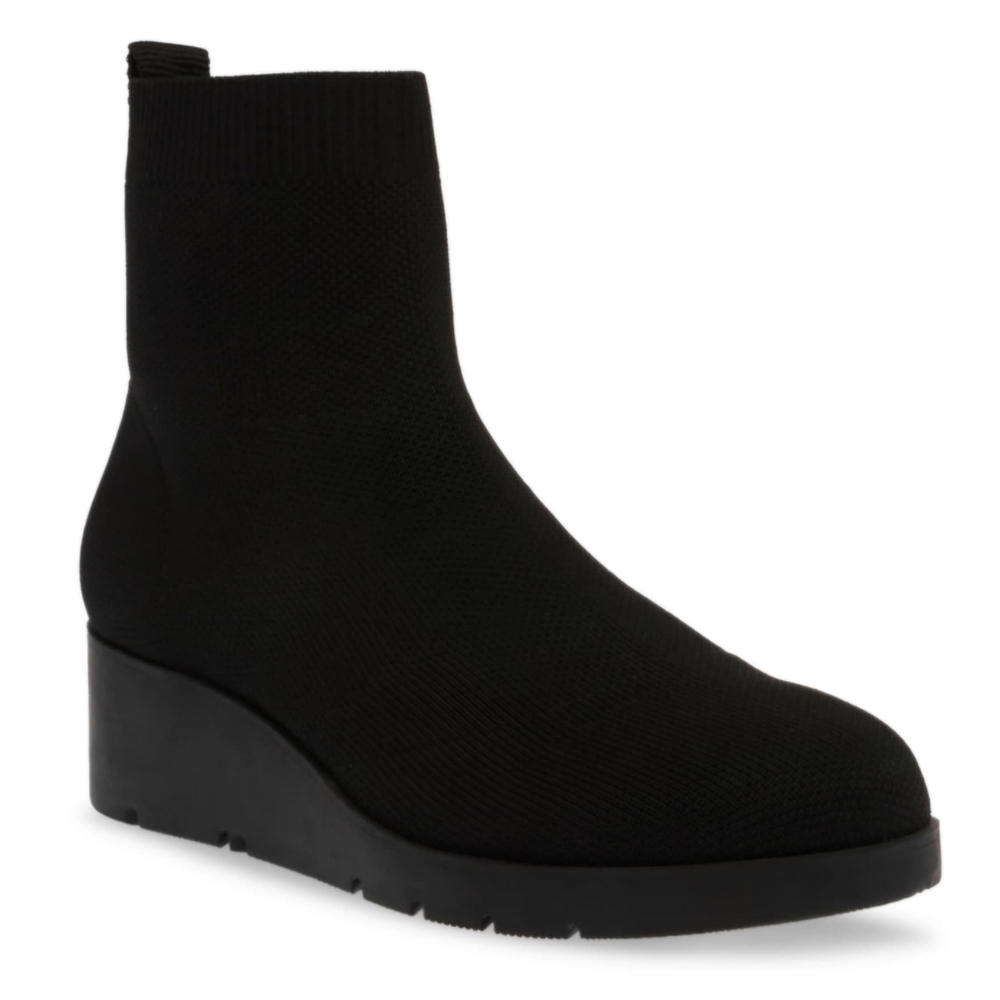 Anne Klein Women's Quest Wedge Booties - Black, 9.5M